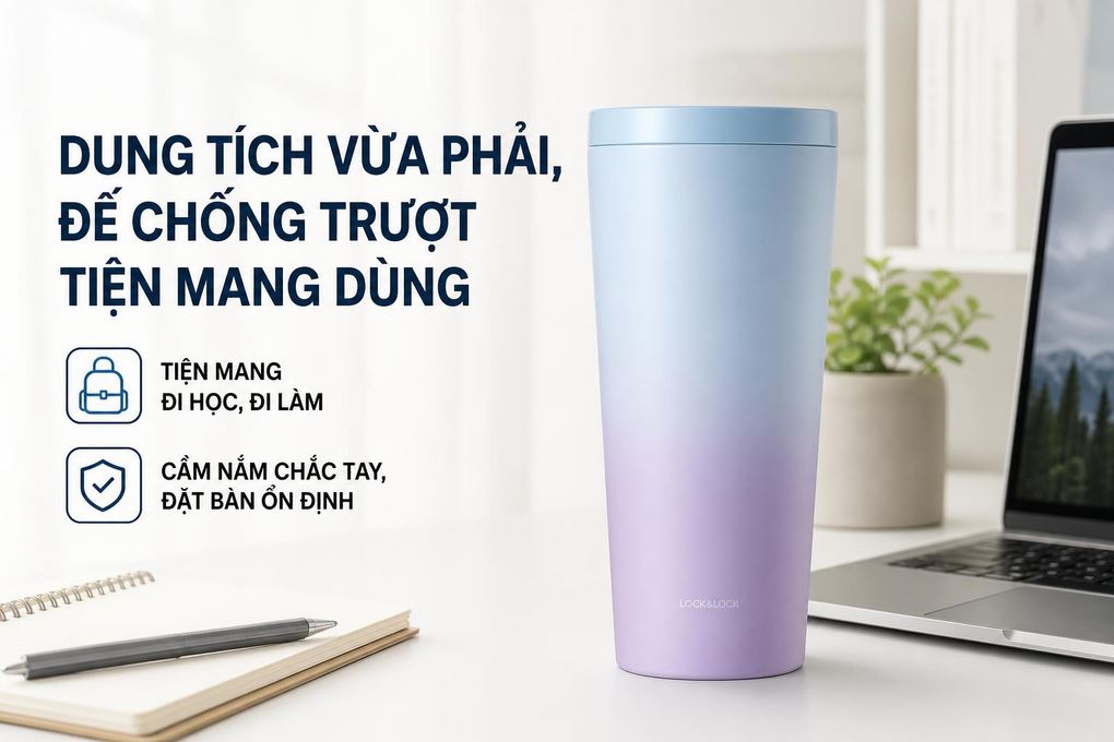Bình giữ nhiệt Inox 540 ml Lock&Lock LHC4279VOL