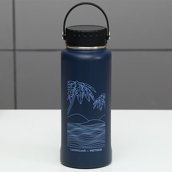 Bình giữ nhiệt Inox 897ml LocknLock LHC4160NVY Màu Xanh Navy