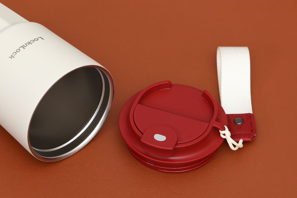 Bình giữ nhiệt 450 ml LocknLock Vacuum Coffee Tumbler LHC4340RED Màu đỏ