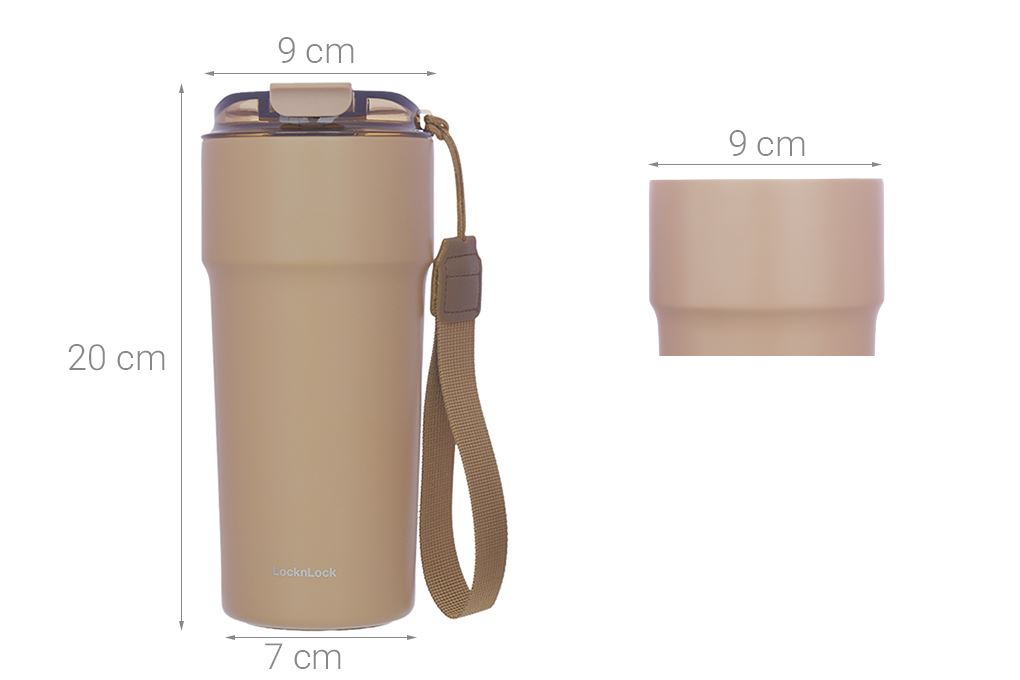 Ly giữ nhiệt Inox 650 ml LocknLock LHC4359CHO Màu Chocolate