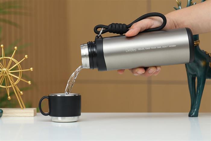 Bình giữ nhiệt Inox 500 ml Delites XB-24106 Màu Bạc