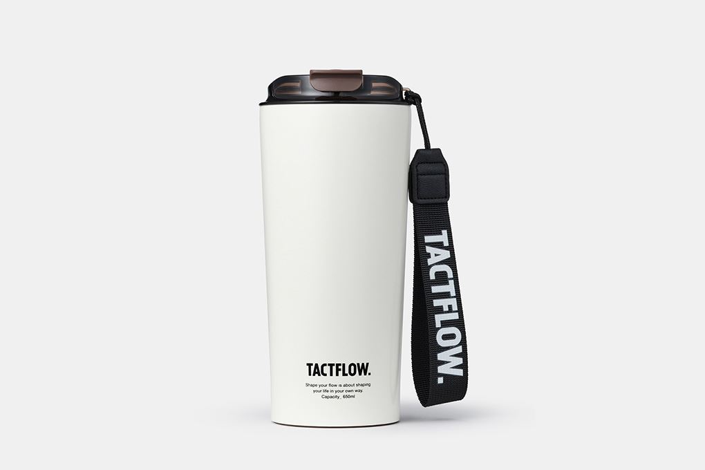 Ly giữ nhiệt Ceramic tumbler 650ml TACTFLOW TFB501WHITE