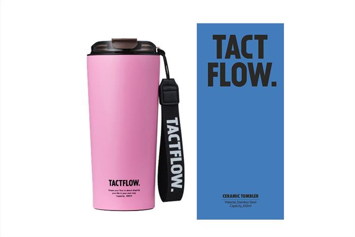 Ly giữ nhiệt Ceramic tumbler 650 ml TACTFLOW TFB505PINKMOMENT Màu Hồng