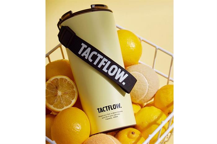 Ly giữ nhiệt Ceramic tumbler 650 ml TACTFLOW TFB504LEMONSORBE Màu Vàng nhạt