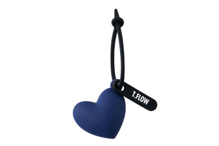 Móc khoá nhựa Tactflow Heart TFC100NAVYHEART Màu Xanh Navy