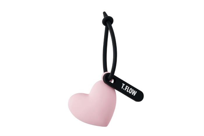 Móc khoá nhựa Tactflow Heart TFC100SOFTPINKHEAR Màu Hồng