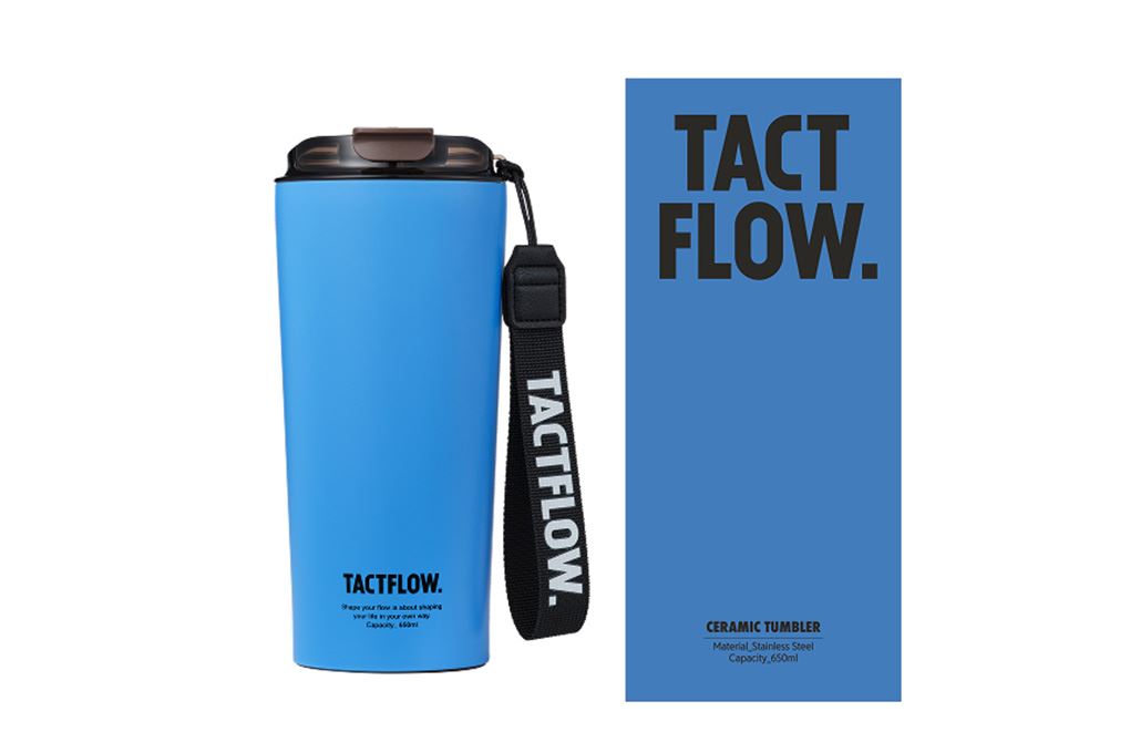 Ly giữ nhiệt Ceramic tumbler 650 ml TACTFLOW TFB503FOGBLUE - 4