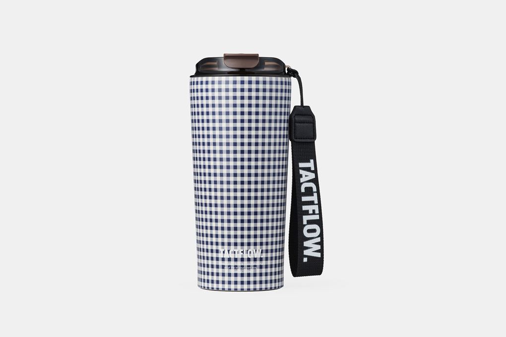 Bình giữ nhiệt Ceramic tumbler 650ml TACTFLOW TFB509MIDNIGHTCHK Màu Xanh Navy