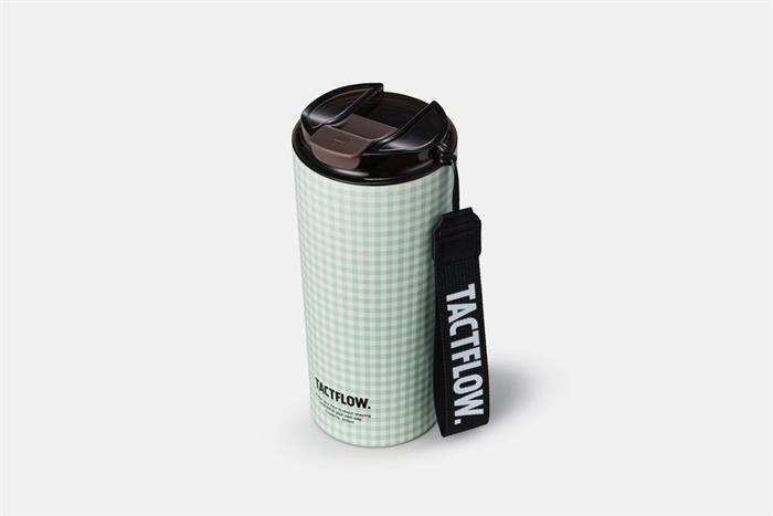 Ly giữ nhiệt Ceramic tumbler 650 ml TACTFLOW TFB508MINTCHK Màu Xanh mint