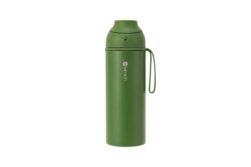 Bình giữ nhiệt Inox 650 ml Elmich EL8307OV Màu Xanh Oliu