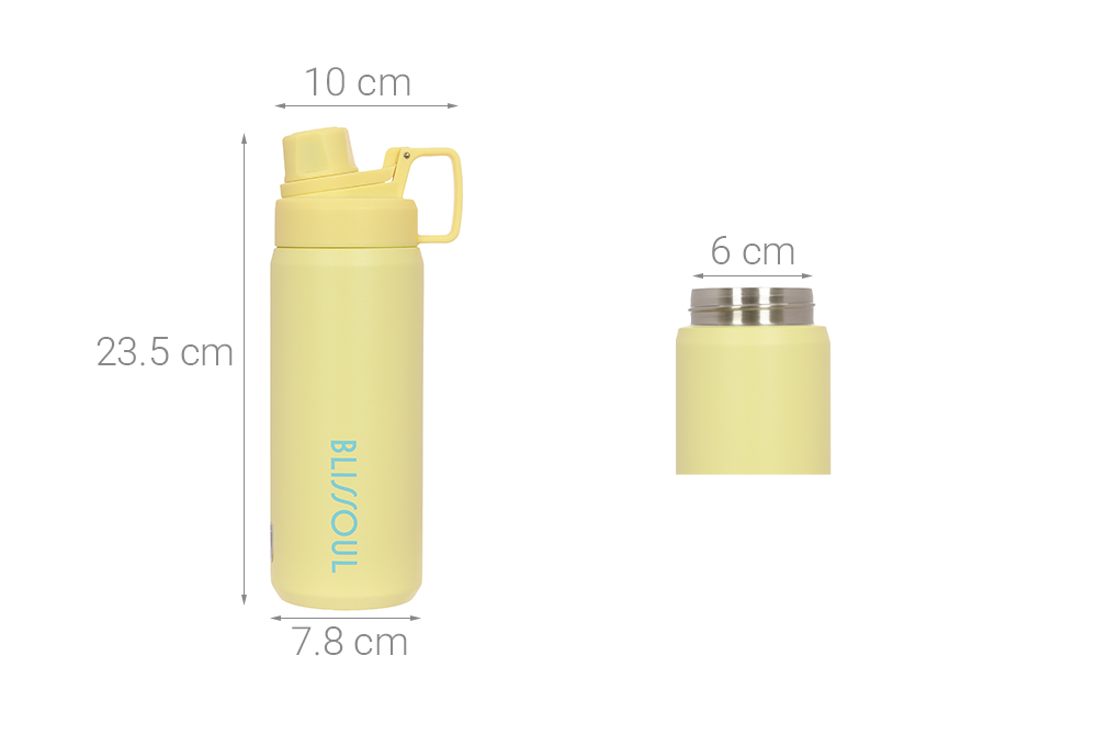 Bình giữ nhiệt Inox 700 ml Lock&Lock LHC4458YEL