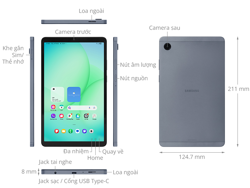 Samsung Galaxy Tab A11 4G 8GB/128GB