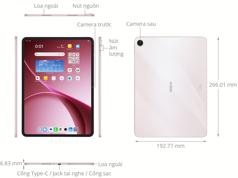 OPPO Pad 5 8GB/256GB