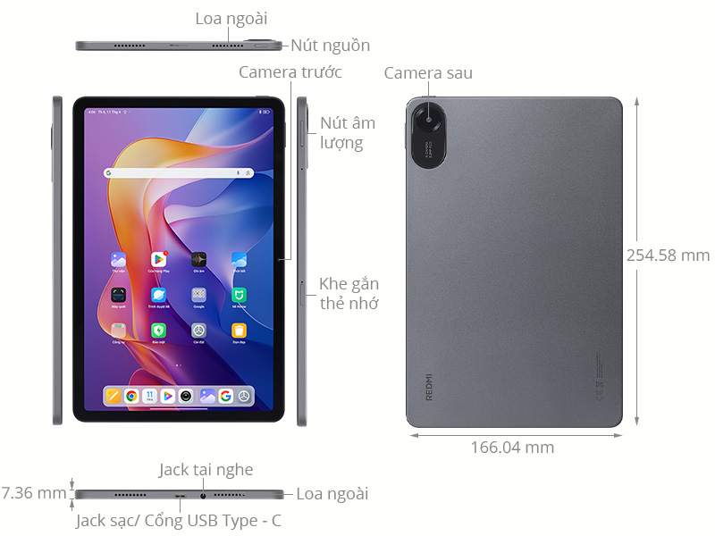 Xiaomi Redmi Pad 2 Wifi 4GB/256GB