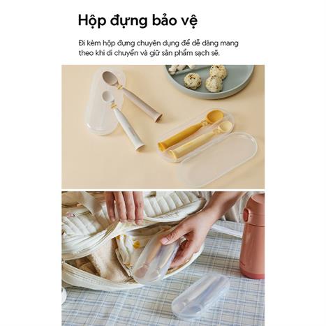 Bộ dĩa trẻ em 2 món nhựa PPSU+Silicone LocknLock LBB302YEL