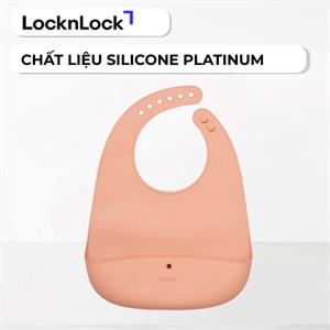 Yếm ăn dặm trẻ em Silicone LocknLock LBB430PIK