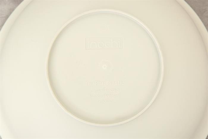 Bộ thau rổ nhựa 30 cm Inochi Yoko HIN.TRBO.0030 Màu Màu be