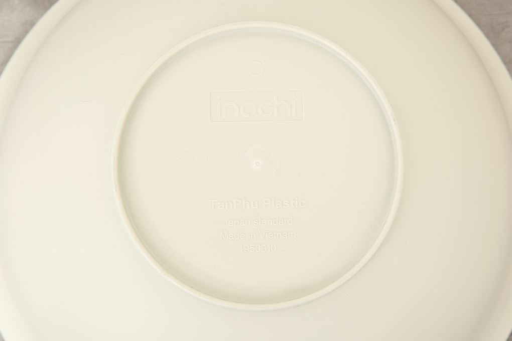 Bộ thau rổ nhựa 30 cm Inochi Yoko HIN.TRBO.0030 Màu Màu be