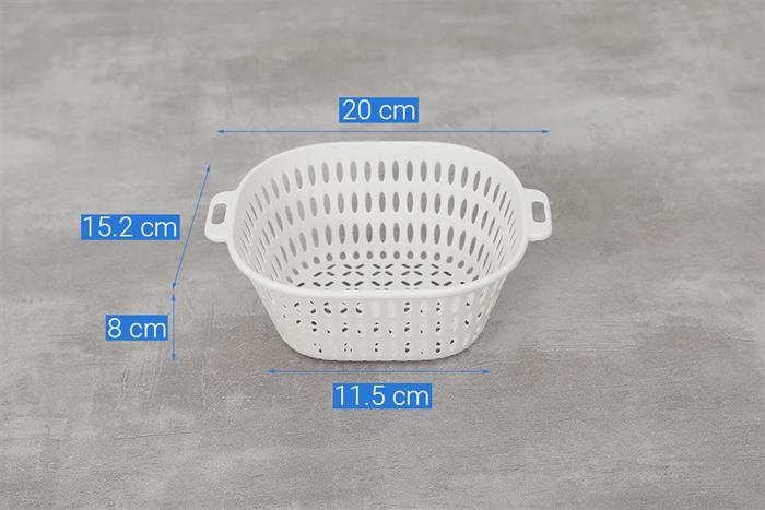 Bộ 6 thau rổ nhựa Delites TY-69002 Màu Xanh lá nhạt