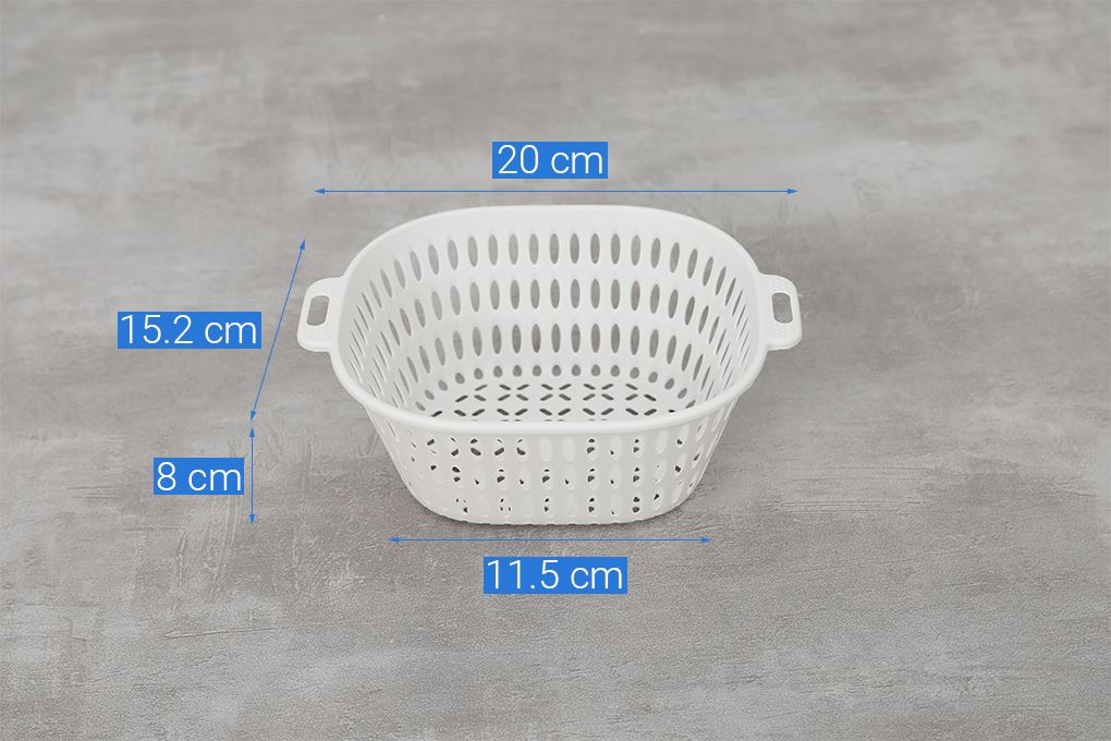 Bộ 6 thau rổ nhựa Delites TY-69002 Màu Xanh lá nhạt