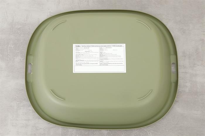 Bộ 6 thau rổ nhựa Delites TY-69002 Màu Xanh lá nhạt