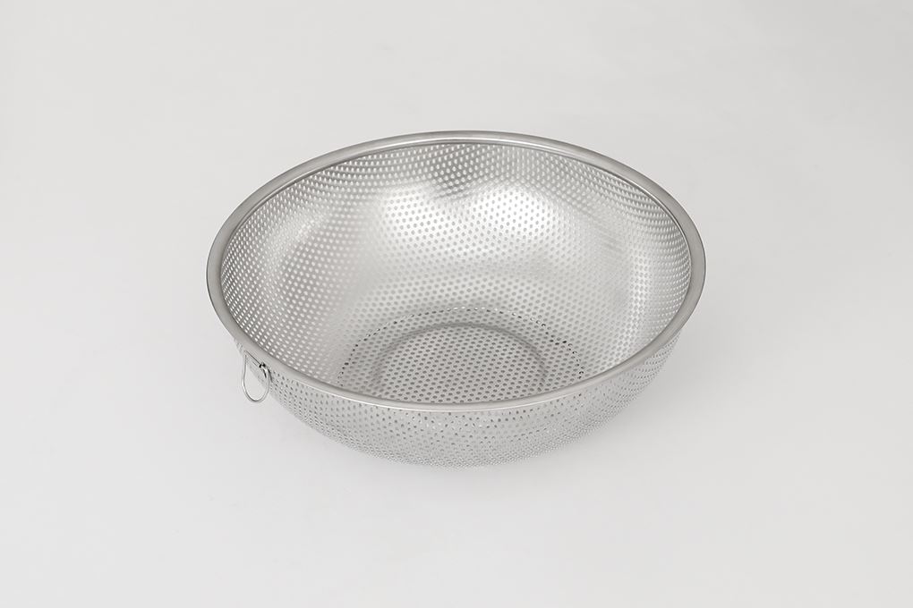 Rổ inox 28 cm Sunhouse Healthy KS-BA280I Màu Inox