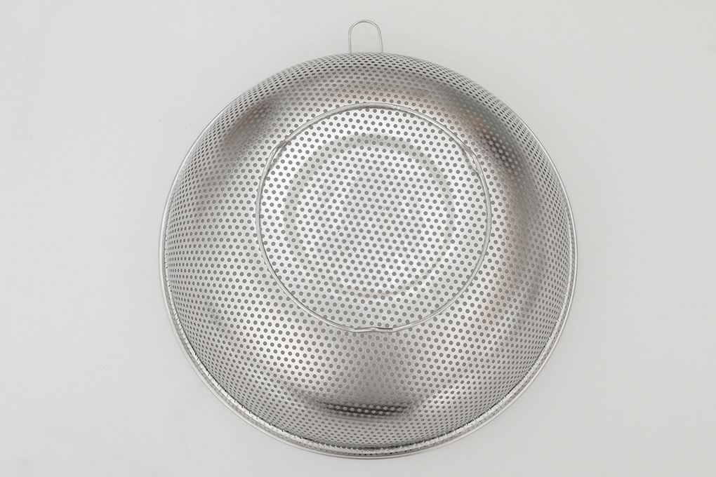 Rổ inox 28 cm Sunhouse Healthy KS-BA280I Màu Inox