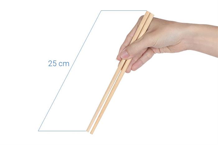 Bộ 10 đôi đũa gỗ song mã Trường Sơn Màu Nâu