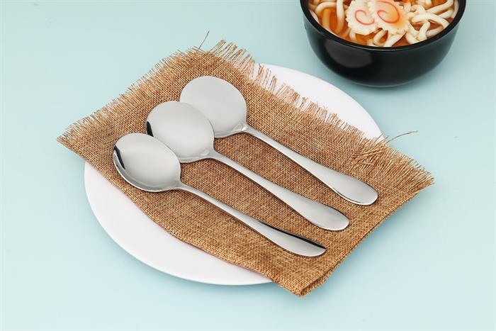 Bộ 3 muỗng cơm inox 22 cm Eotia 404730 Màu Inox