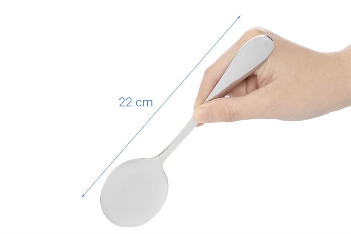 Bộ 3 muỗng cơm inox 22 cm Eotia 404730 Màu Inox