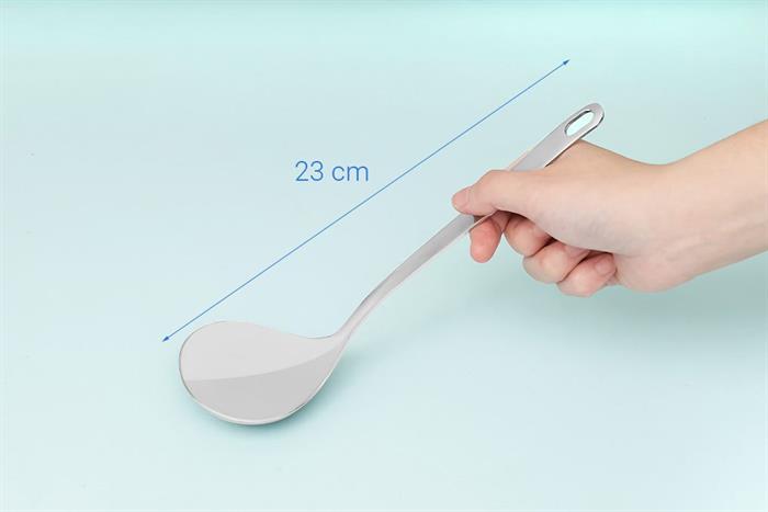Vá canh inox 23 cm Delites CF7495 Màu Inox