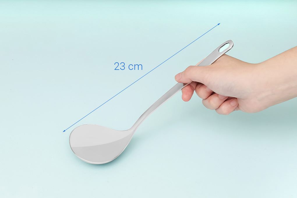 Vá canh inox 23 cm Delites CF7495 Màu Inox