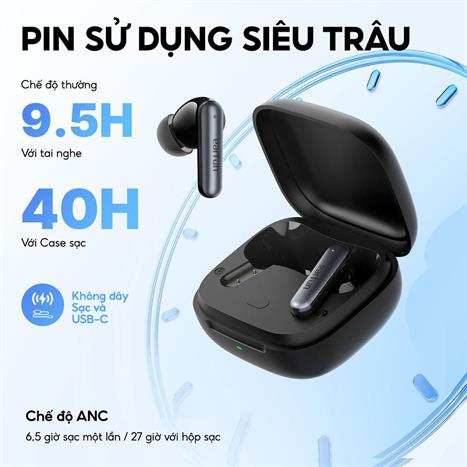 Tai nghe Bluetooth True Wireless Earfun Air Pro 4i - Đen Màu Đen