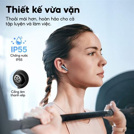 Tai nghe Bluetooth True Wireless Earfun Air Pro 4i - Đen Màu Đen