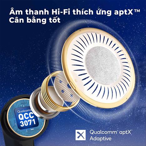 Tai nghe Bluetooth True Wireless Earfun Air Pro 3 - Đen Màu Đen