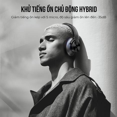 Tai nghe Bluetooth Chụp Tai OneOdio A10 - Đen Màu Đen