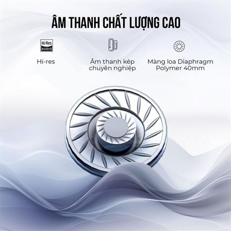 Tai nghe Bluetooth Chụp Tai OneOdio A10 - Đen Màu Đen