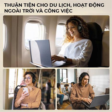 Tai nghe Bluetooth Chụp Tai OneOdio A5 - Đen Màu Đen
