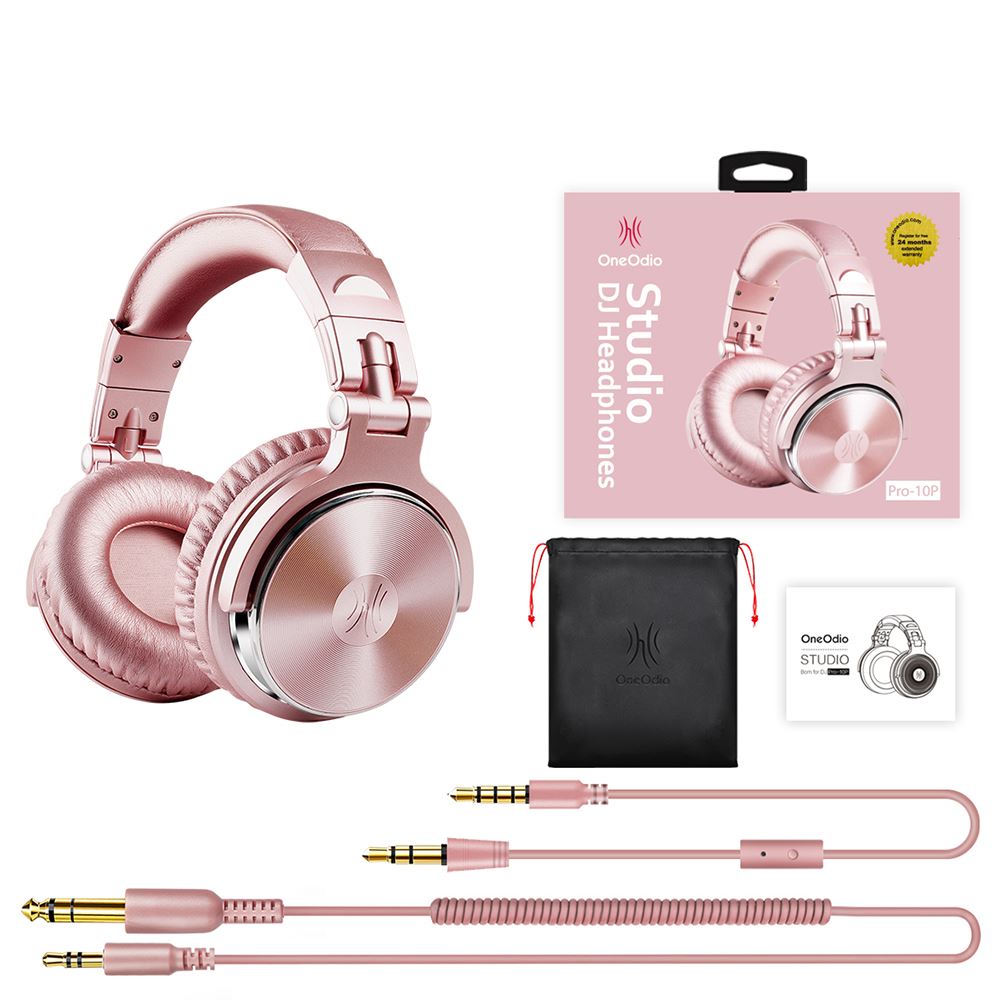 Tai nghe chụp tai OneOdio Pro 10 - Vàng Hồng - 7