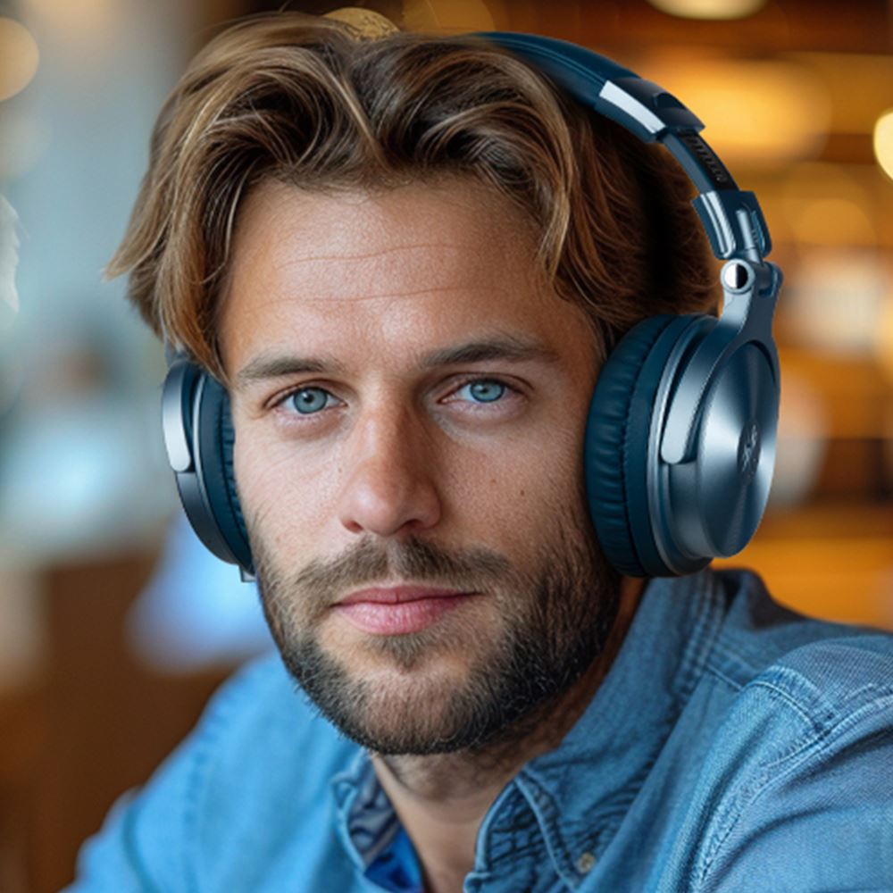 Tai nghe Bluetooth Chụp Tai OneOdio Pro C - Xanh Da Trời Màu Xanh Da Trời