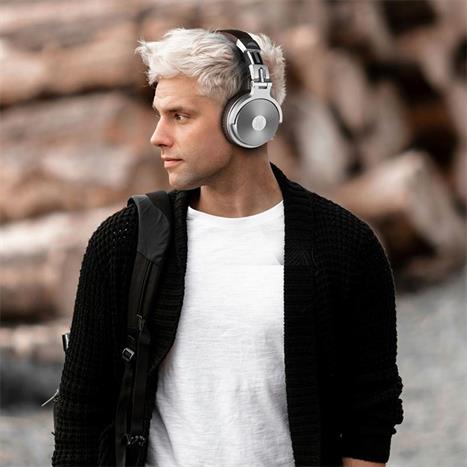 Tai nghe Bluetooth Chụp Tai OneOdio Pro C - Nâu Bạc Màu Bạc