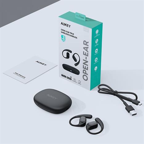 Tai nghe Blutetooth True Wireless Aukey EP-S1 OWS - Đen Màu Đen