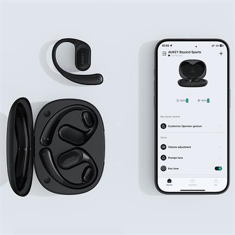 Tai nghe Blutetooth True Wireless Aukey EP-S1 OWS - Đen Màu Đen