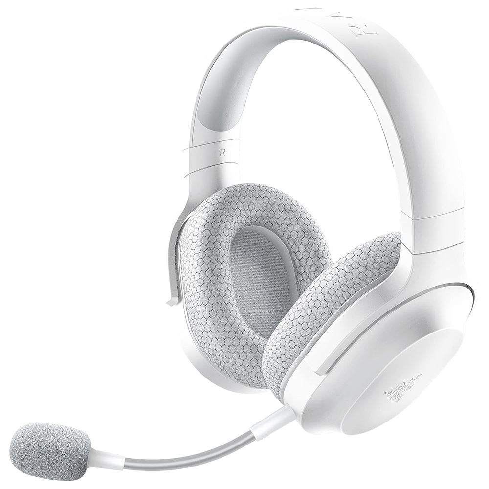 Tai nghe Bluetooth Chụp Tai Gaming Razer Barracuda X Mercury White Màu Trắng