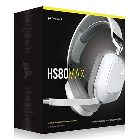 Tai nghe Bluetooth Chụp Tai Corsair HS80 MAX White/CA-9011296-AP Màu Trắng