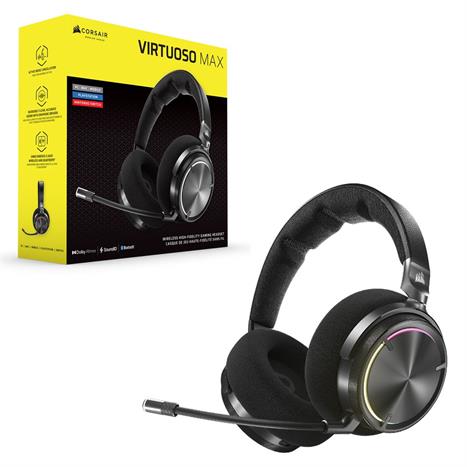 Tai nghe Bluetooth Chụp Tai Corsair Virtuoso MAX Carbon/CA-9011372-WW Màu Đen
