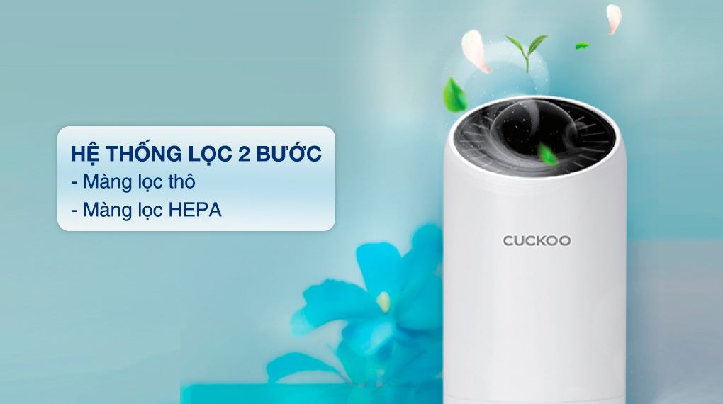 Máy lọc không khí Cuckoo CAC-AG0110FW/WHCKV 5W - Hệ thống lọc Máy lọc không khí Cuckoo CAC-AG0110FW/WHCKV 5W - Hệ thống lọc