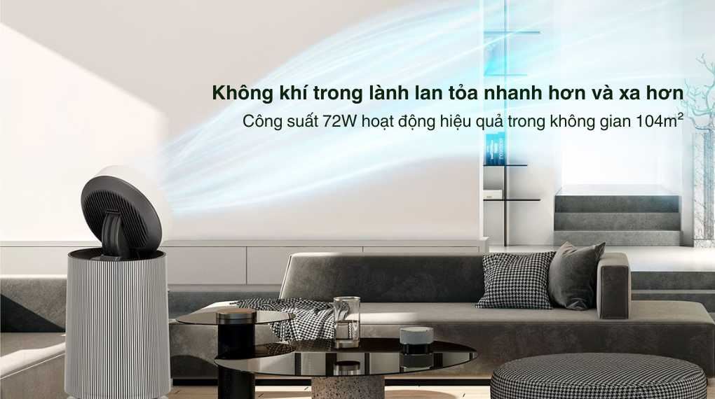 Công suất - Máy lọc không khí LG PuriCare 360 Alpha Double AS10GDBY0.ABAE 72W