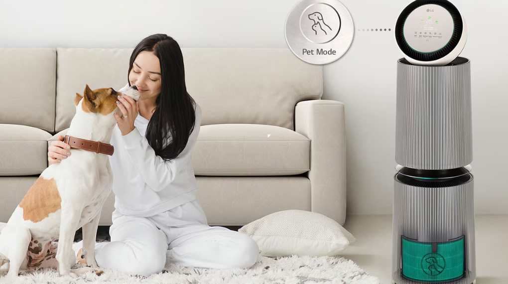 Chế độ thú cưng - Máy lọc không khí LG PuriCare 360 Alpha Double AS10GDBY0.ABAE 72W