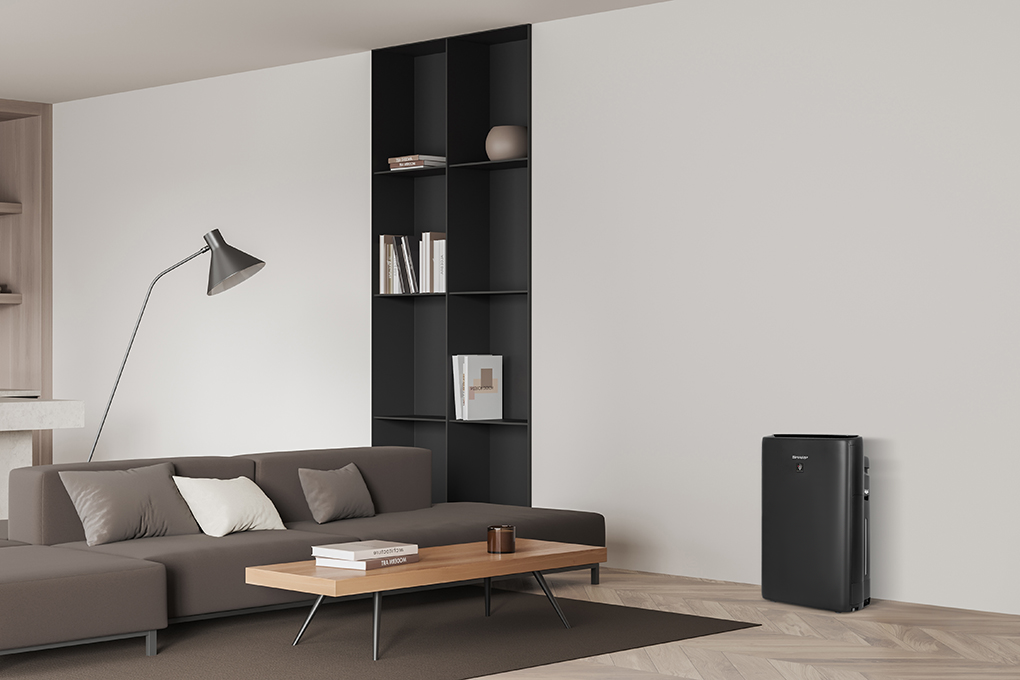 Máy lọc không khí tạo ẩm Sharp KI-N40V-H 29W Màu Đen